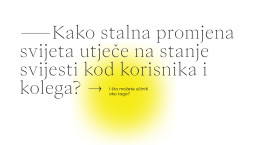 Tekst na bijeloj pozadini s žutom mrljom: 
